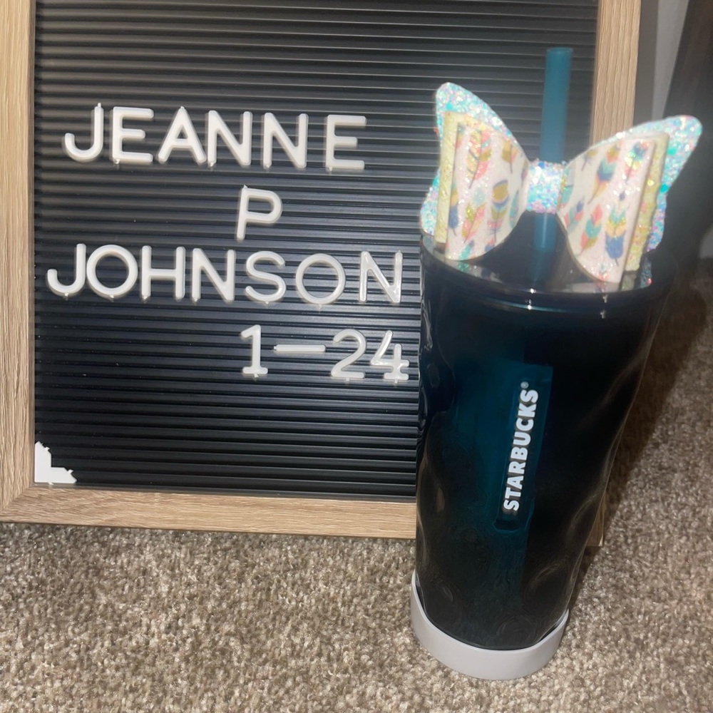 Starbucks glass tumbler